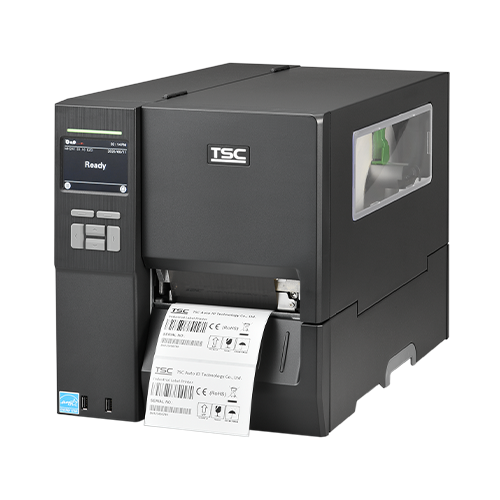 TSC MH341P, 12 Punkte/mm (300dpi), Rewinder, Disp., RTC, USB, RS232, Ethernet